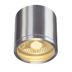 1000332, ROX CEILING OUT | QPAR11, outdoor ceiling light, brushed aluminium, max. 50W, IP44