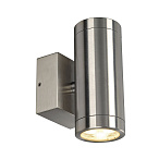 233312, ASTINA STEEL LED  SLV  IP44 c PowerLED 2x 3 (8.7), 3000, 510lm, 