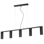 718057 (MD2166-5B) ������ ROMA 5�28W GU10 (led) MATT BLACK