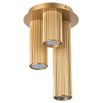 718033 (MX2166-3A) ������ ROMA 3�28W GU10 (led) CHAMPAGNE GOLD