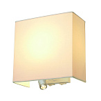 155673, ACCANTO SPOT SQUARE ���������� SLV ��������� c LED 1��, 3000�, 95lm � ��� ����� E27 24�� ����., �����