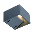 232104, LOGS WALL  SLV  IP44 c  LED 7.5 (8), 3000, 550lm, 