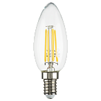 933504 ����� LED FILAMENT 220V C35 E14 6W=65W 400-430LM 360G CL 4000K 30000H