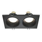 Встраиваемый светильник Maytoni Zoom GU10 2x50Вт IP 65 DL033-2-02B Встраиваемый светильник Maytoni Zoom GU10 2x50Вт IP 65 DL033-2-02B