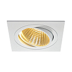 114281, NEW TRIA XXL SQUARE SET ���������� SLV � COB LED 25�� (29��), 2700�, 2275lm, 38�, � ��. �������, �����