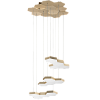 750223 (MD13003032-12�) ������ ��������� FAVO LED-60W 2880LM Satin Gold 4000K