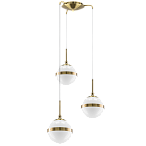 813131 (MD1803A-3EB) Люстра GLOBO 3х40W E14 electroplating bronze/white 813131 (MD1803A-3EB) Люстра GLOBO 3х40W E14 electroplating bronze/white