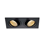 113890, NEW TRIA LED 2 SQUARE SET, ����-� SLV � COBLED 2� 6.2��, 2700K, 38�, 1200lm, � ������ �������, ������