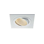 114251, NEW TRIA XL SQUARE SET ���������� SLV � COB LED 13�� (16��), 3000�, 1120lm, 38�, � ������ �������, �����