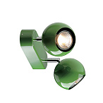 149075, LIGHT EYE 2 GU10 светильник SLV накладной для 2-х ламп GU10 по 50Вт макс., папоротниковый (RAL6025)
