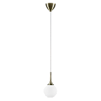 813011 (MD5085-1EB) ������ GLOBO 1�40W  E14 electroplating bronze/white