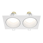 Встраиваемый светильник Maytoni Zoom GU10 2x50Вт IP 65 DL033-2-02W Встраиваемый светильник Maytoni Zoom GU10 2x50Вт IP 65 DL033-2-02W