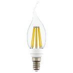 933604 ����� LED FILAMENT 220V CA35  E14 6W=65W 400-430LM 360G CL 4000K 30000H