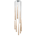 807083 (MD1220A-8GL) Подвес PUNTO 8х25W G9 chrome + champagne 807083 (MD1220A-8GL) Подвес PUNTO 8х25W G9 chrome + champagne
