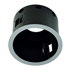 115604, AIXLIGHT® PRO, 1 FLAT FRAME ROUND ������ � ������ ��� 1-�� ���������� SLVa MODULE, �����������/ ������