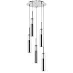 756054 (MD6913-5A) ������ CILINO 5�40W GU10 CHROME
