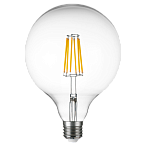 933204 ����� LED FILAMENT 220V G125 E27 10W=100W 920LM 360G CL 4000K 30000H