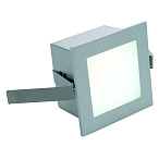 111260, FRAME BASIC LED светильник SLV встраиваемый с PowerLED 1Вт, 4000K, 350mA, 110lm, серебристый