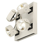 1000120, KALU 4 SQUARE LED ���������� SLV ��������� 60�� � LED 3000�, 4000��, 4� 24�, �����/ ������