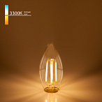 Филаментная светодиодная лампа  Свеча  C35 7W 3300K E14 (C35 прозрачный) BLE1411