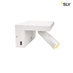 1002140, FIDO ���������� SLV ��������� 6.6�� � 2� USB (1.5A ����.), LED 3000K, 390�� 3 ������, 36�, CRI&gt,90, �����
