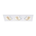 114211, NEW TRIA 3 DL SET ���������� SLV � 3 COB LED �� 6�� (30��), 3000�, 2500��, 38�, � ������ �������, �����
