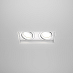 Встраиваемый светильник Maytoni Atom GU10 2x50Вт DL003-02-W Встраиваемый светильник Maytoni Atom GU10 2x50Вт DL003-02-W